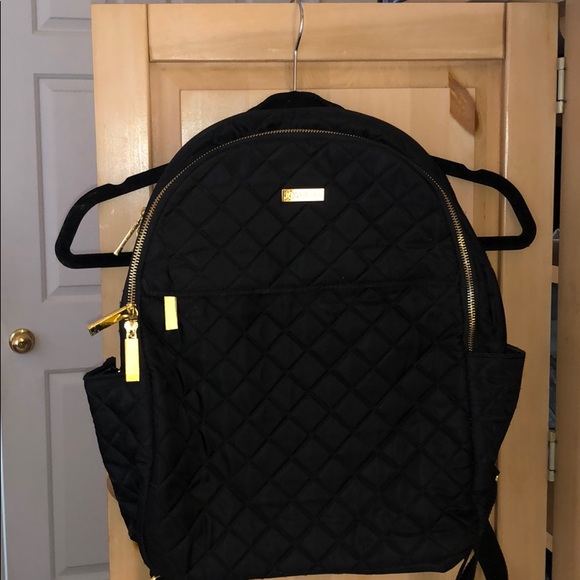 joy and iman quilted backpack